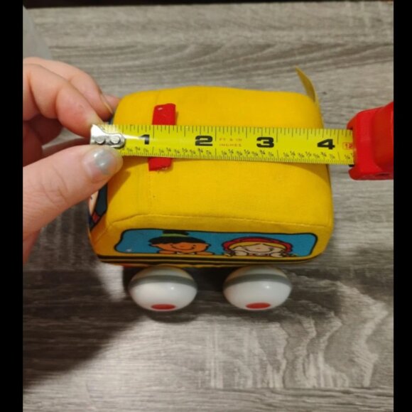 Melissa And Doug K's Kids Pull Back Soft School Bus Pull Back Vehicle Toy 9M+ - Picture 10 of 11